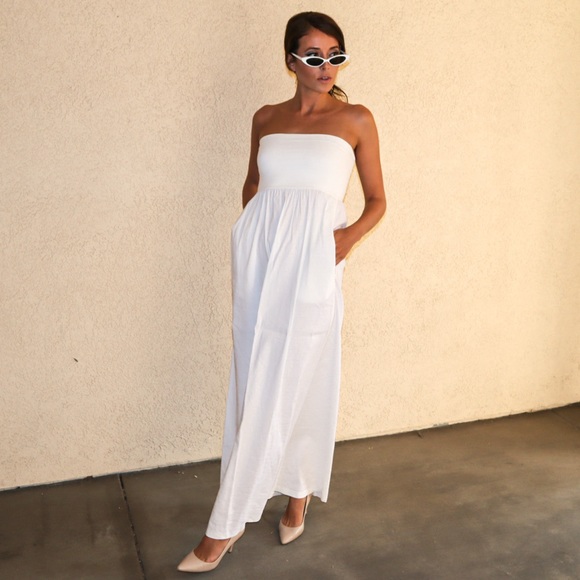 White Theory Maxi Dress - Picture 2 of 12